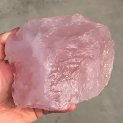 Natural Big Rose Quartz Stone Raw Crystals Stones Healing Mineral Specimen Rock Raw Rough Quartz Pink Crystal Gemstones 1pc