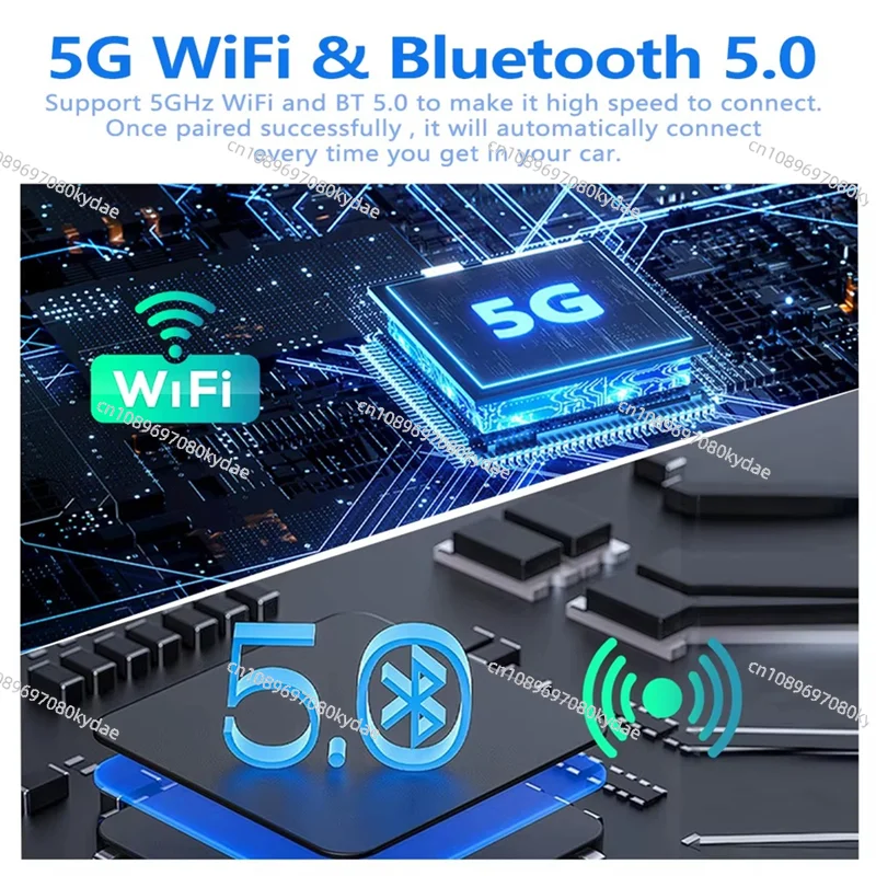 A32T-Wireless Carplay Adapter Android Auto Wireless Carplay Adapter Smart Dongle USB Type-C 5G WIFI Wireless Control Adapter For