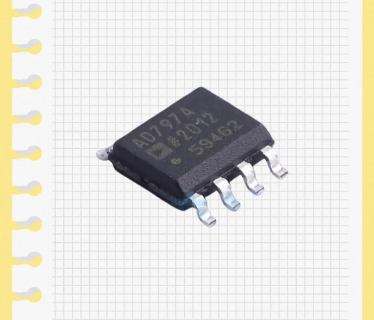 AD797ARZ-REEL7 AD797ARZ Low Noise Operational Amplifier Package SOP-8 Brand New Original Ultra Low Distortion, Ultra Low Noise O