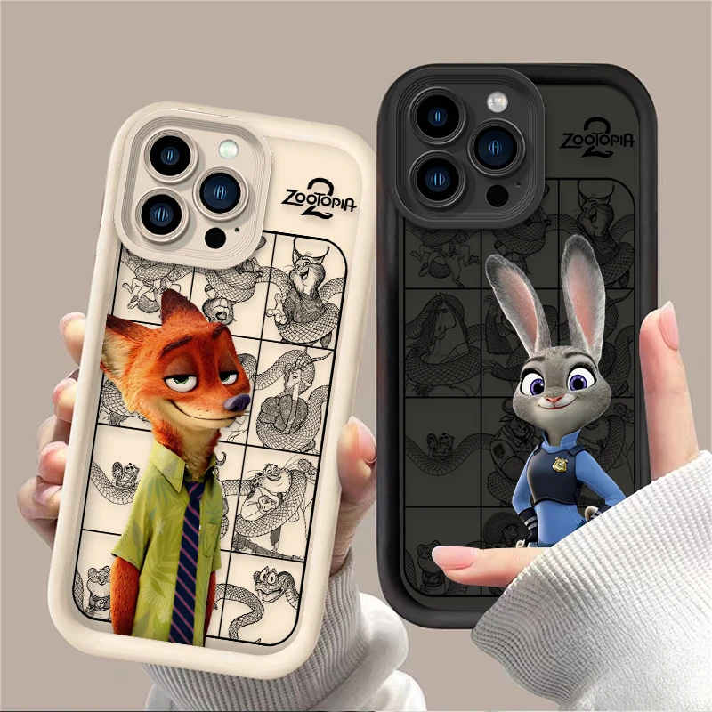 Luxury Cute Judy Nicks Phone Case for iPhone 17 16e 16 15 14