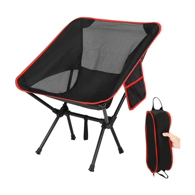 Ultralight Beach Camping Hiking Lawn Picnic Outside Travel Lightweight Foldable Chair