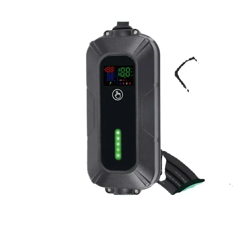 32a 380v Ev Charger 22kw Portable Home Electric Vehicle Charging Station Adjustment Current