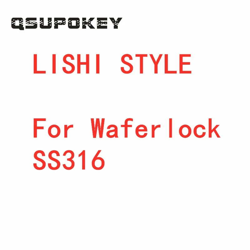 

QSUPOKEY 1 шт. LISHI стиль SS016 2 в 1 Инструменты для ремонта lockmsith инструменты для Waferlock