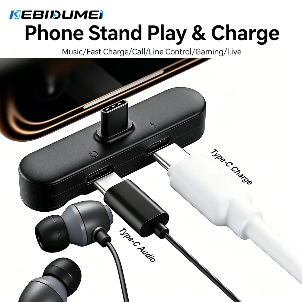 Адаптер-kebidumei-240w-usb-c-на-usb-c-складной-с-угловым-кронштейном-90°-быстрая-зарядка-настольный-держатель-type-c-для-телефона