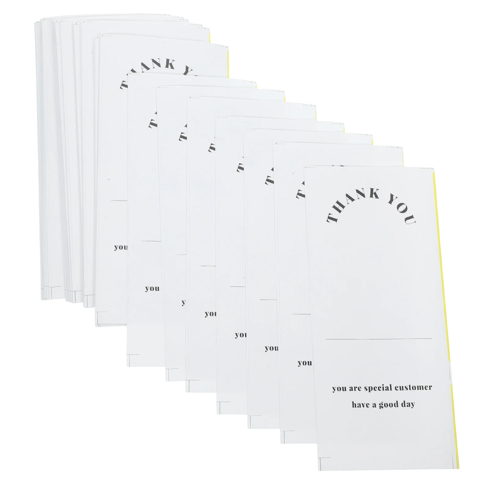 

50Pcs Thank You Sticker Self-Adhesive Seal Label for Gifts Bags Envelopes Handmade Craft Decorative Thank You Tags