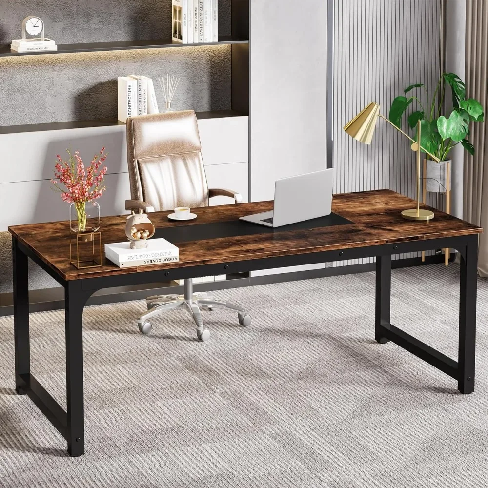 Kleine Boom 70.9 Inch X Groot Computerbureau, Bruin