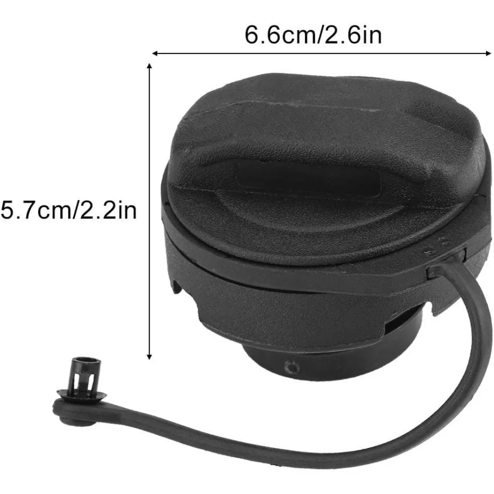 Tapa de tanque de combustible diésel para coche, cubierta para VW Golf 4 5 6 Jetta Passat Polo Audi A3 A4 A6 A8 Skoda Octavia Leon Seat 1J0201550A