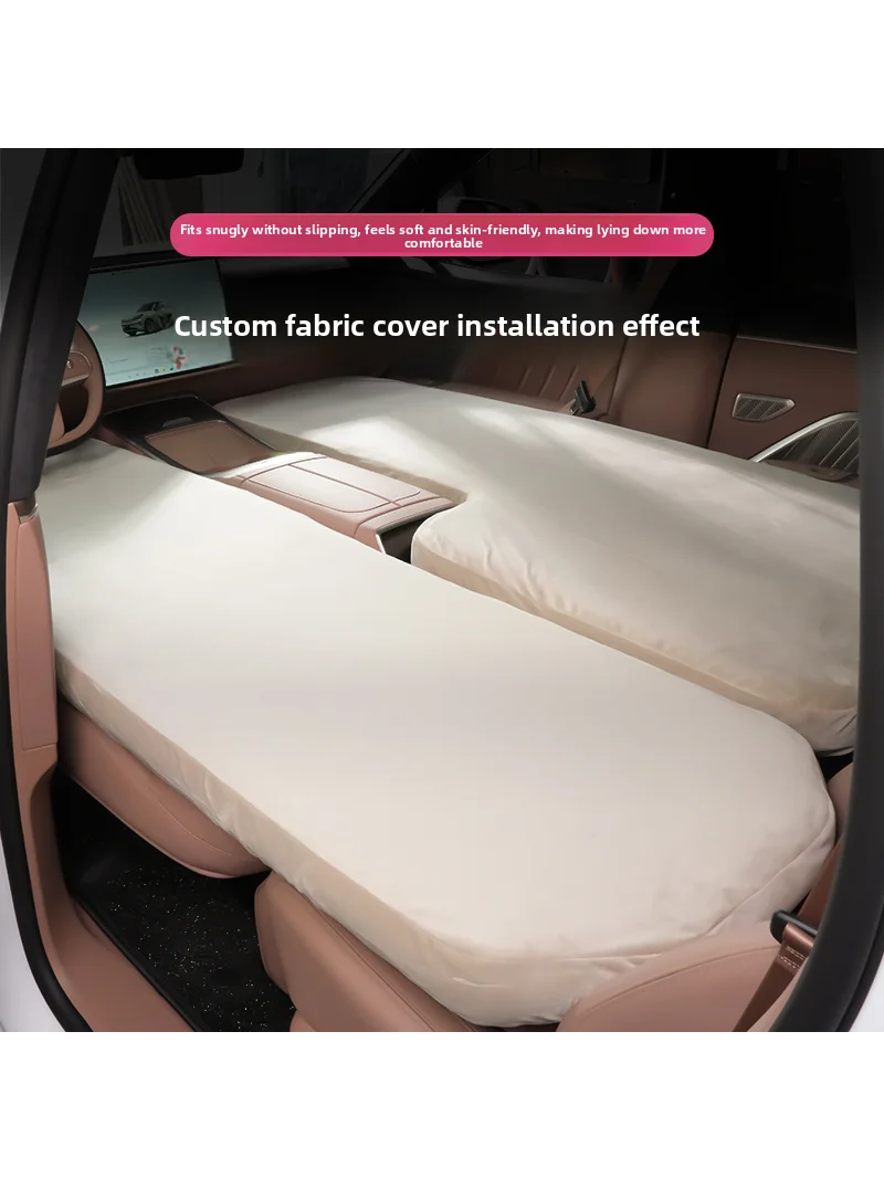 For NIO ONVO L90 2026 Car Air Mattress Brushed Inflatable Mattress Travel Camping Front and Rear Row Sleeping Pad Length 184cm detail image 2