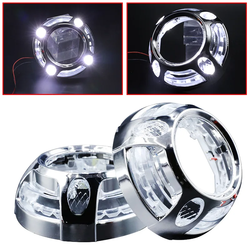 Modified Angel Eye Dual Light Lens for Pamela Round Decorative Cover 3.0 Inch Lens Fit