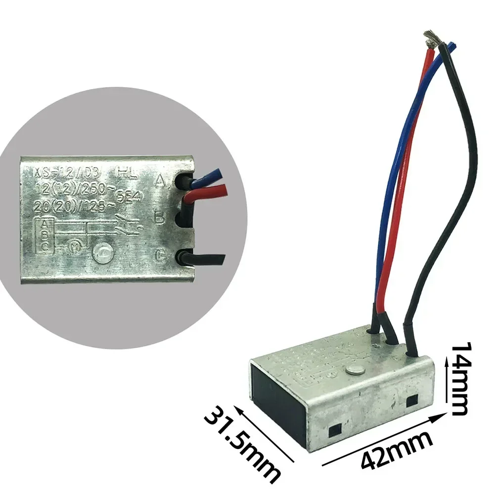 Imagem -06 - Módulo de Interruptor de Partida Suave Limitador de Corrente para Moedor de Ângulo Ferramentas Elétricas Máquina de Entalhe Starter Prata 230v a 1220a