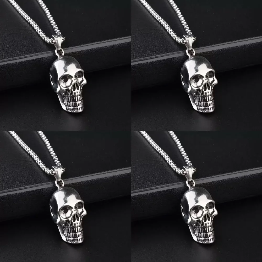

Trendy titanium steel necklace for men and women Tiktok, hip hop, six star pendant, sweater chain, simple hip hop accessories