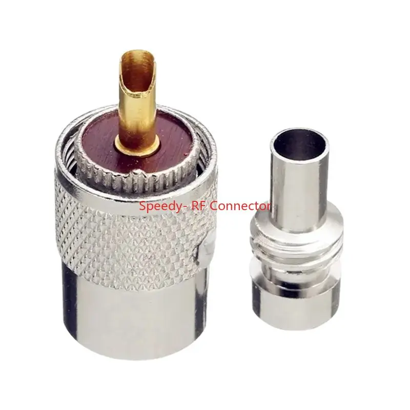 PL259 UHF Male 플러그 커넥터 SL16 UHF PL-259 male 납땜 RG58 RG142 LMR195 RG400 케이블 동축 어댑터
