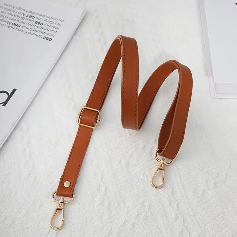 Gold/Silver Soft Leather Shoulder Bag Strap 65-130cm Adjustable Strap For Handbags Replacement Bags Accessories Strap For Bags