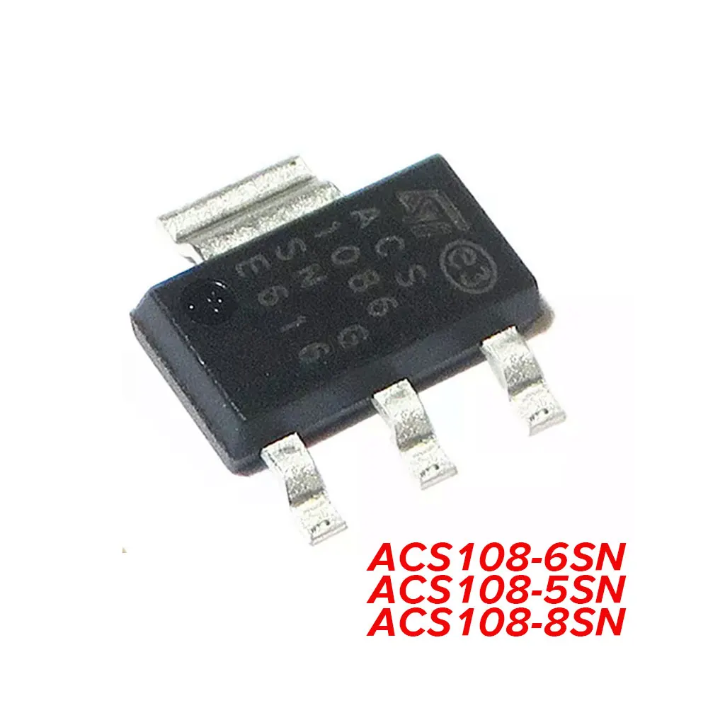 

10PCS ACS108 ACS108-6SN-TR ACS108-8SN-TR ACS108-5SN-TR ACS108-8SN ACS108-5SN ACS108-6SN 108-6S sot-223