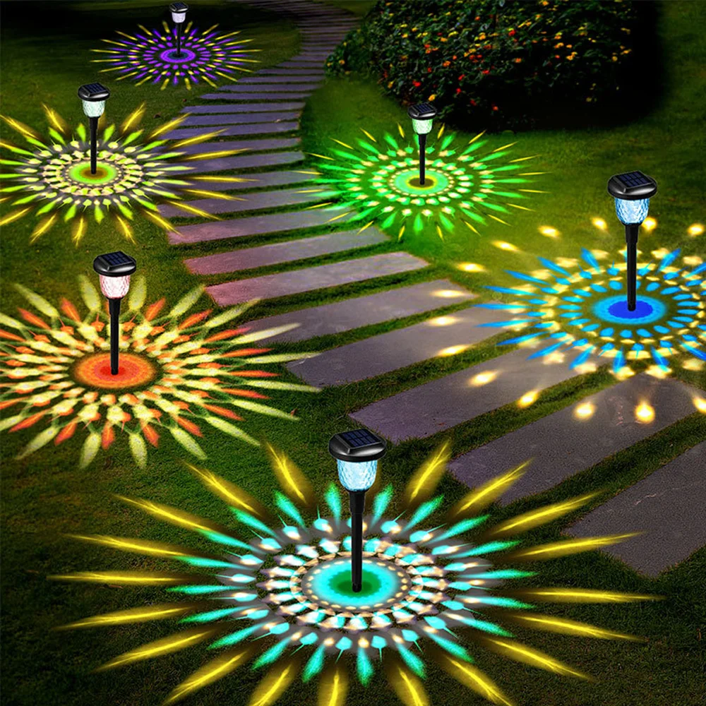 

Solar Outdoor Lights Garden Lamps Powered Waterproof Landscape Path for Yard Backyard Lawn Patio Decorative LED Lighting