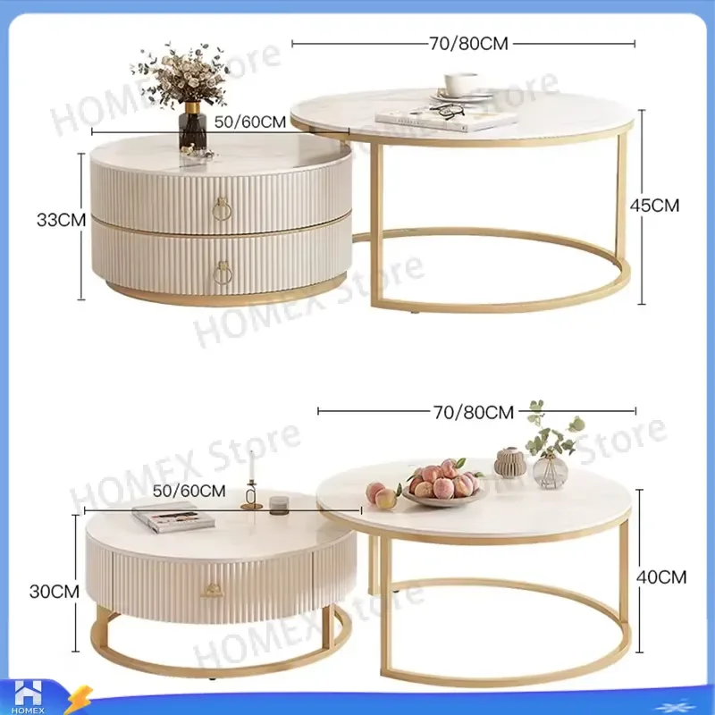 Minimalist Modern Side Table Luxury End Table with Storage Unique Aesthetic Design Living Room Furniture Home Decor Accent