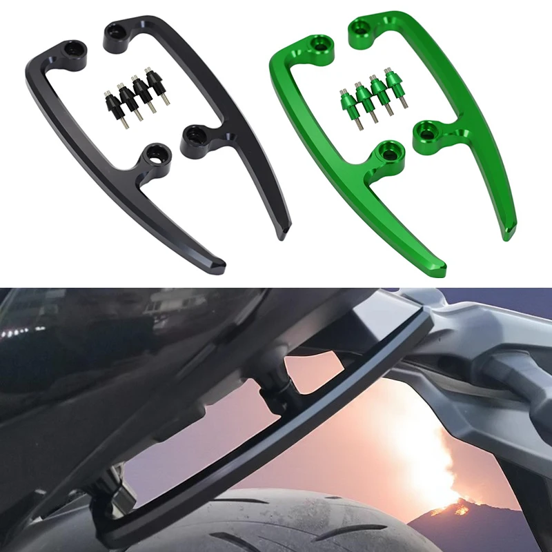 لكاواساكي Z650 Z 650 Ninja650 Ninja-650 2017-2023 دراجة نارية الخلفية انتزاع القضبان المقعد الخلفي بيلايون الركاب انتزاع السكك الحديدية مقبض