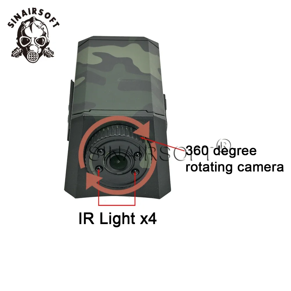Outdoor Sport Tactical Helmet 1080P Camera Hunting Airsoft CS Wargame Camera Cycling Sports Camera Cosplay Movie props - Image 5