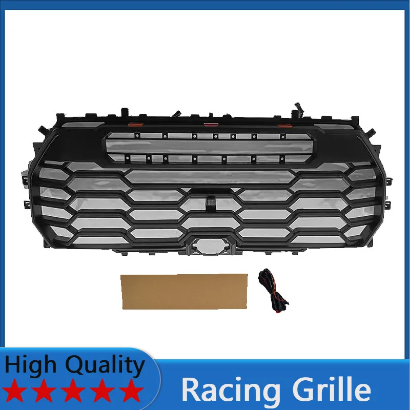 

For Toyota Tundra 2022-2025 Racing Grille Front Bumper Grill Body Kit Accessories - T-R-D Style