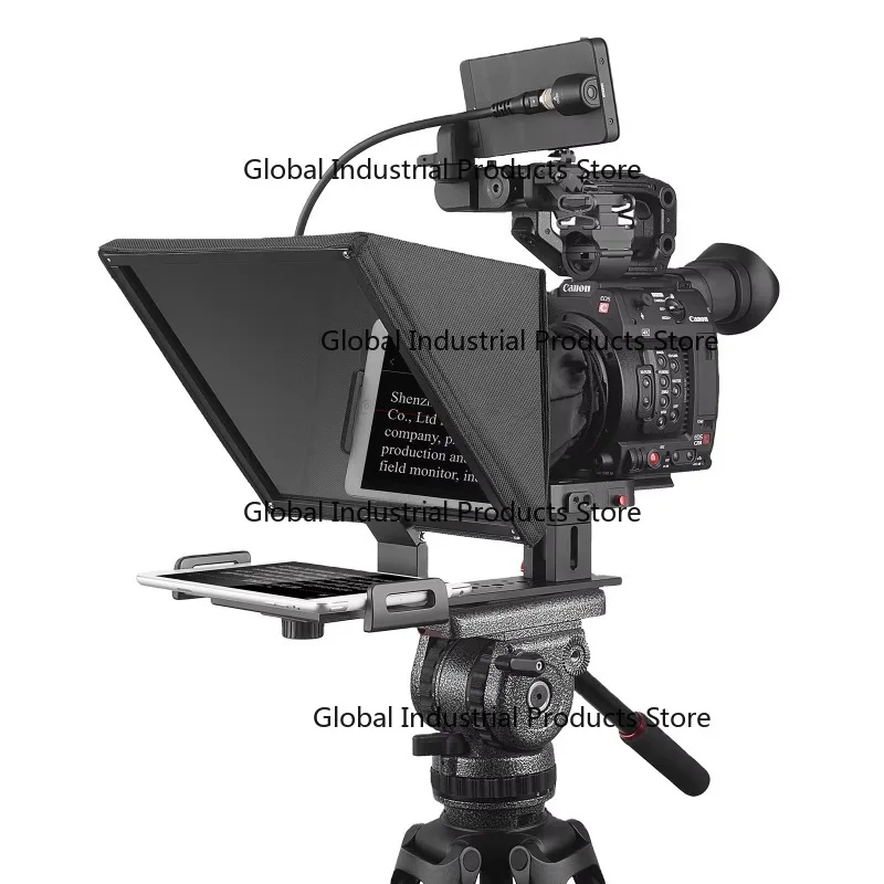 

T12S Large Screen Teleprompter Supports Prompting up to 12.9 Inch with Convenient Used Ways