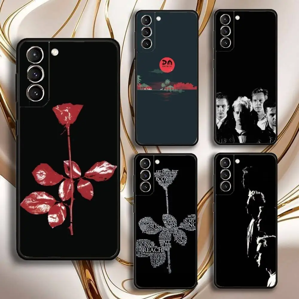 

Band D-Depeches M-Modes Phone Case For Samsung GalaxyA13,21s,22,31,32,52,53,71,72,73,Soft Black Shell