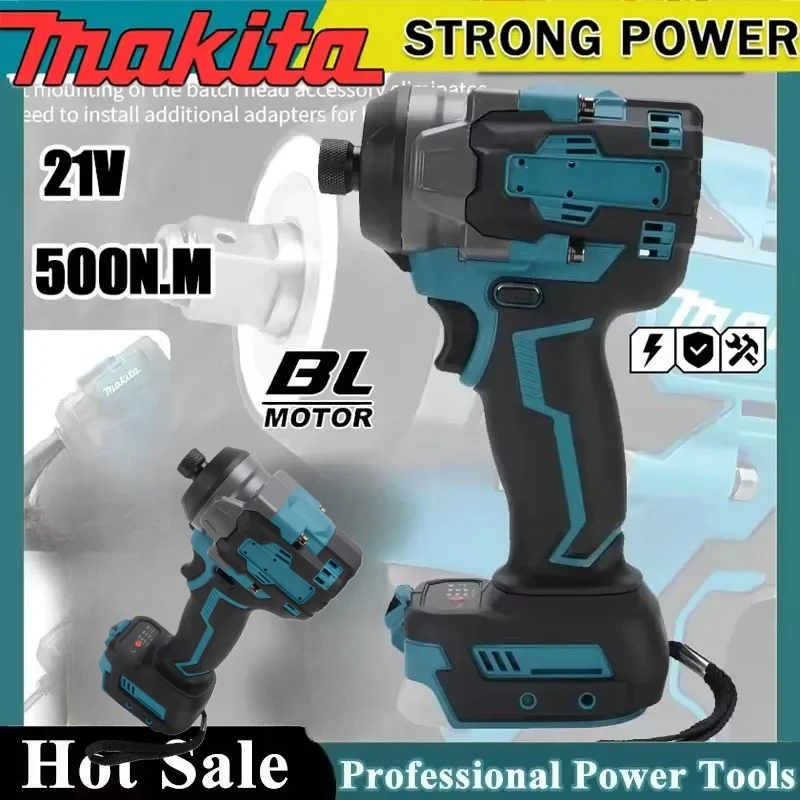 

Ударный гайковерт Makita 3500IPM с высокой концентричностью и крутящим моментом 550 Нм, безопасный для ремонта электрооборудования