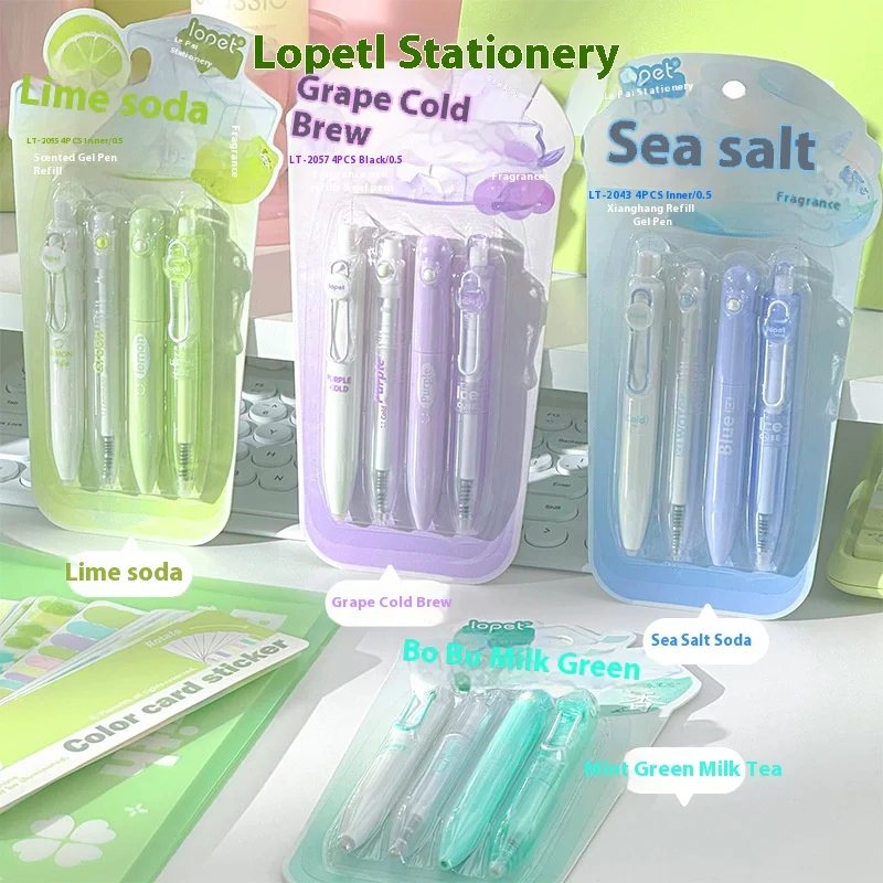 

Новая маленькая гелевая ручка со свежим ароматом, 0,5 мм, гладкая ST-ручка с наконечником, удобная ручка для тела, безопасная для студентов, нетоксичные канцелярские ручки