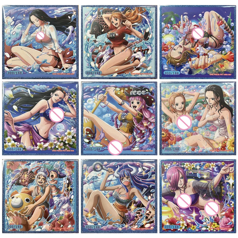 

Японское аниме One Piece Xsr Boa-Hancock Нико Робин Перона Коллекционные карты Рождественские подарки на день рождения Детские игрушки