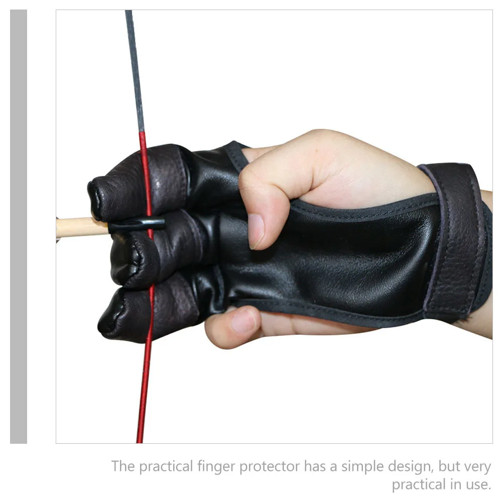 

Регулируемый материал для пальцев для стрельбы из лука, длительное использование, портативный износостойкий лук, охотничье снаряжение