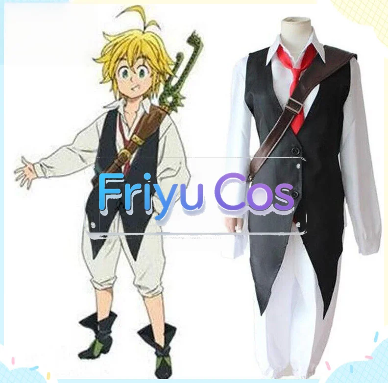 

The Seven Deadly Sins Meliodas Dragon's Sin of Wrath Cosplay Costume Full Set