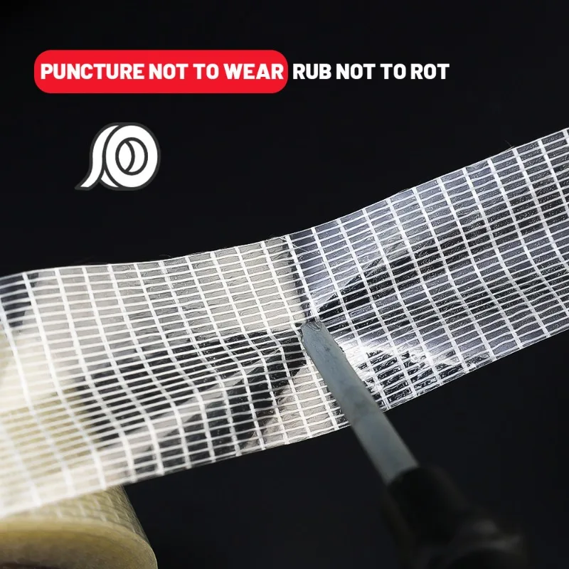 20-80 متر شريط شبكي شفاف من الألياف الزجاجية للخشب والبلاستيك والزجاج المعدني شريط عازل للبطارية مقاوم للماء شريط تعبئة من جانب واحد #2