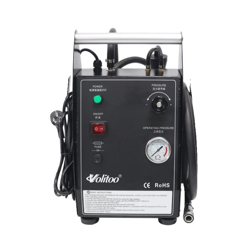 Tlf novo fluxo de freio de carro de pulso, substituição de quatro bombas para todos os veículos, bomba de óleo, cilindro mestre, máquina trocador de óleo de freio