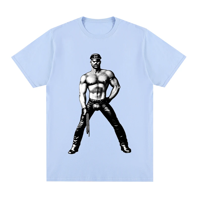 Tom of Finland Art LGBT GAY Rainbow COWBOY Cops Boyfriend T-shirt Cotton Men T Shirt New TEE TSHIRT Womens Tops