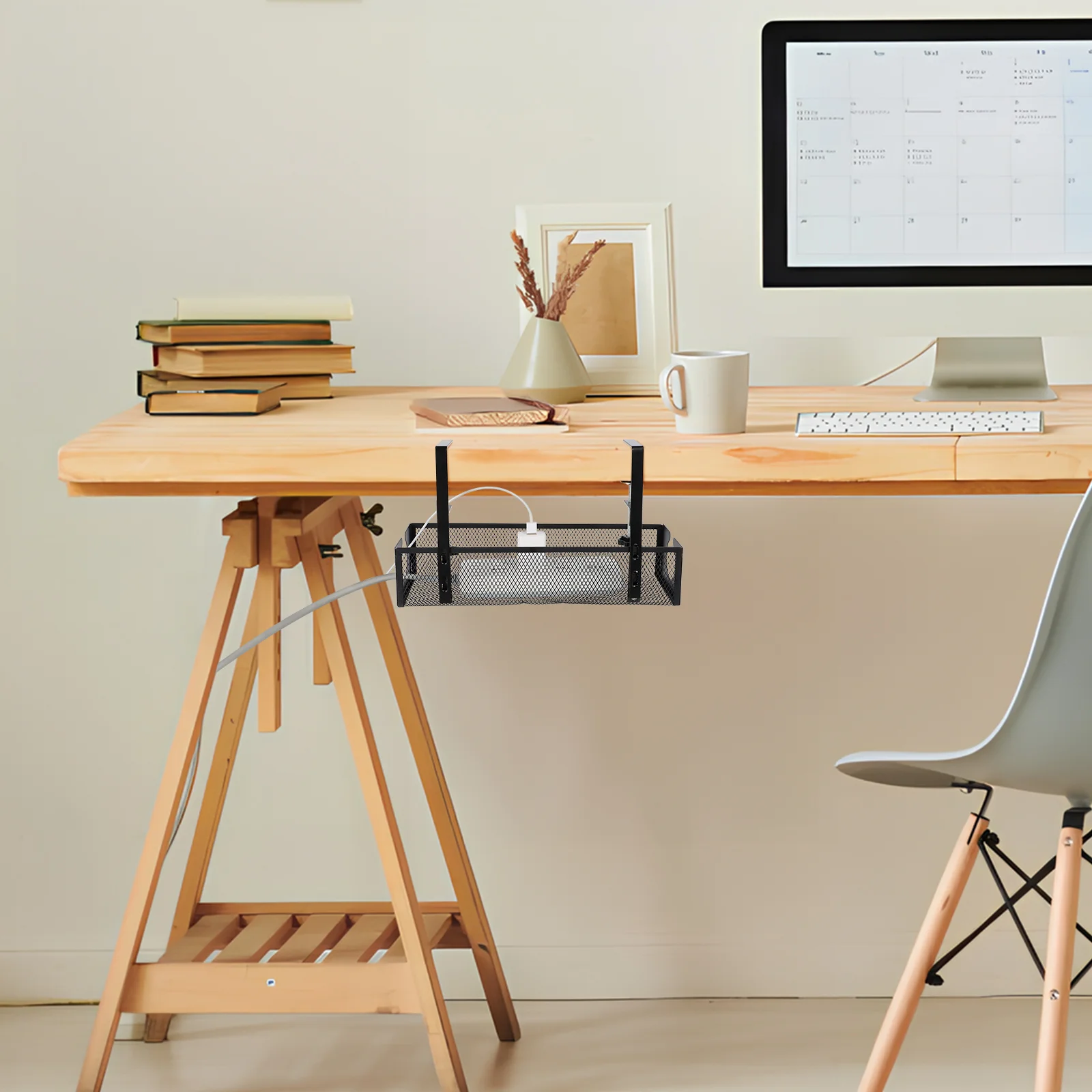 Mir de Rangement de Câbles en Acier au Carbone, Accessoire de Bureau, Câblage de Table, SFP