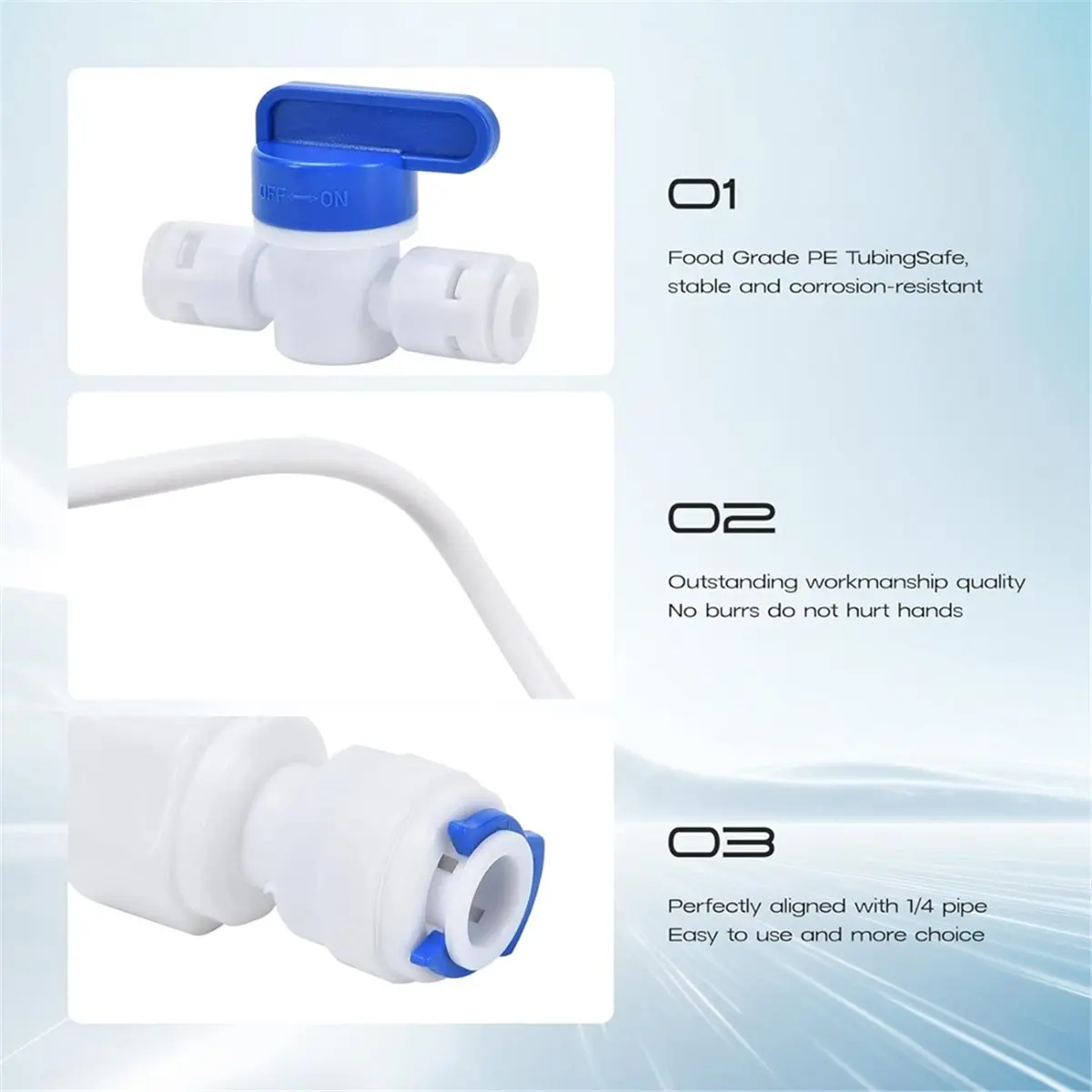 #14X 1/4 Water Line with 1/4