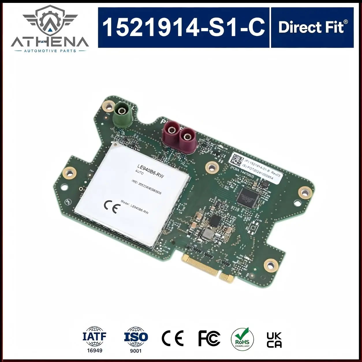 1521914-S1-C EU 4G LTE Modem Connectivity Card eCall Module For Tesla Model S 3 X Y MCU2 Car Computer Wireless Communication