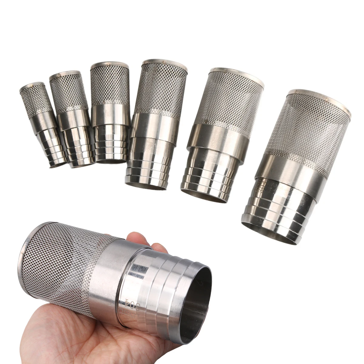 20 ~ 63 مللي متر 304 الفولاذ المقاوم للصدأ تصفية الشاشة مضخة المياه الزراعية خرطوم معبد مشترك حديقة أنابيب الري أنبوب تصفية تركيبات #1