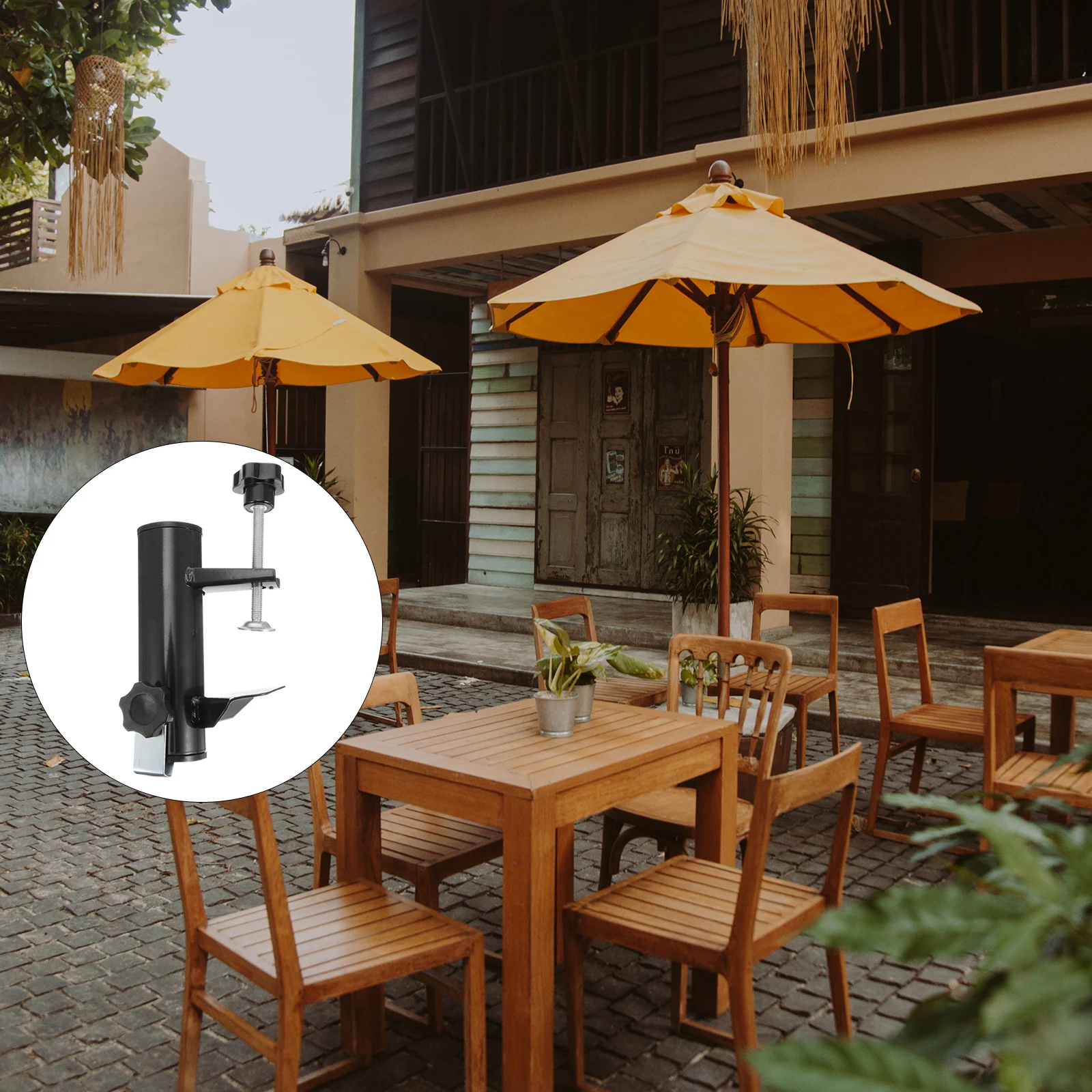 

Adjustable Sun Umbrella Clamp Large Opening Quick Release Outdoor Parasol Fixed Support Garden Bleachers Boats Poles Fences