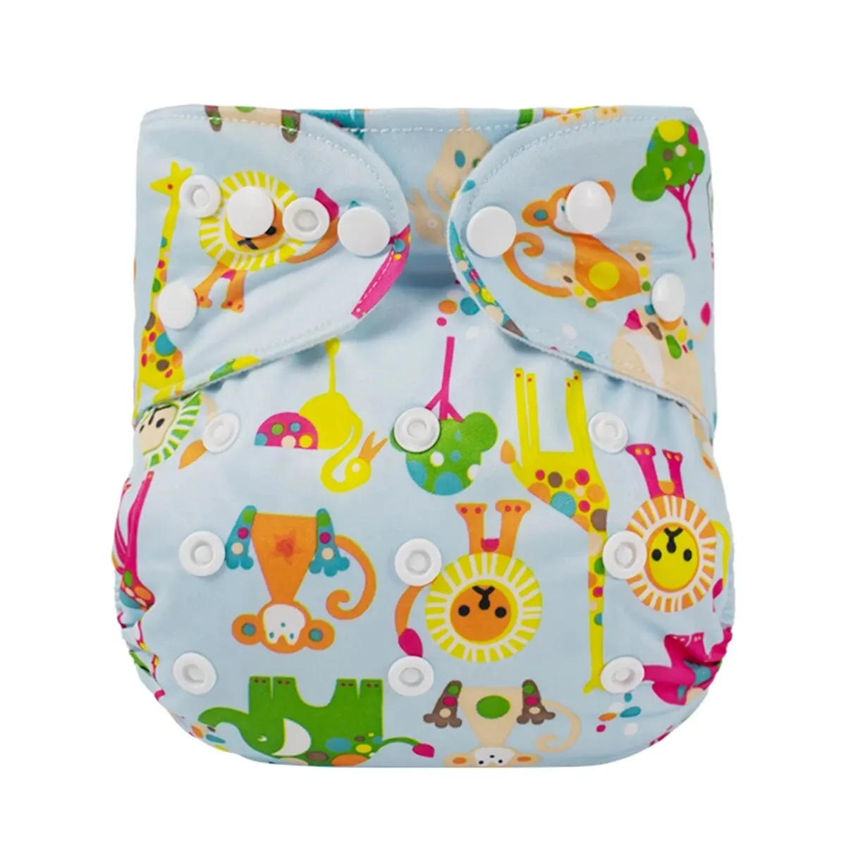 1pcs Baby Diapering Waterproof Reusable Adjustable Eco-Friendly 100% Polyester Baby Cloth Diapers