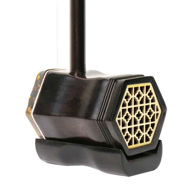 Ebony Erhu Professional Beginner Introductory Performance Adult Playing Erhu Instrument
