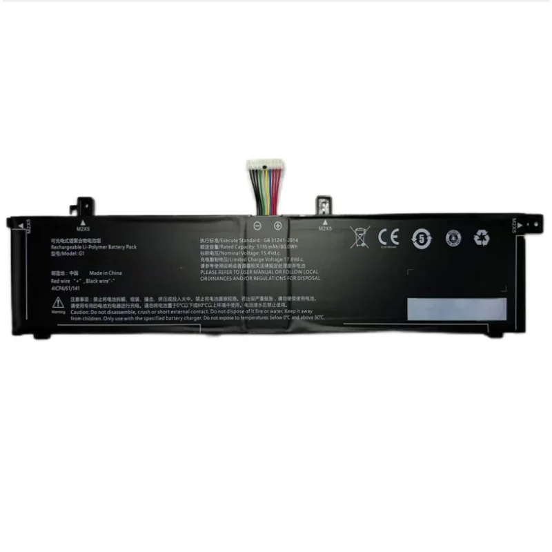 

Suitable for Mechanic L16W G1 laptop battery G1 battery 15.4V 5195mAh LLD