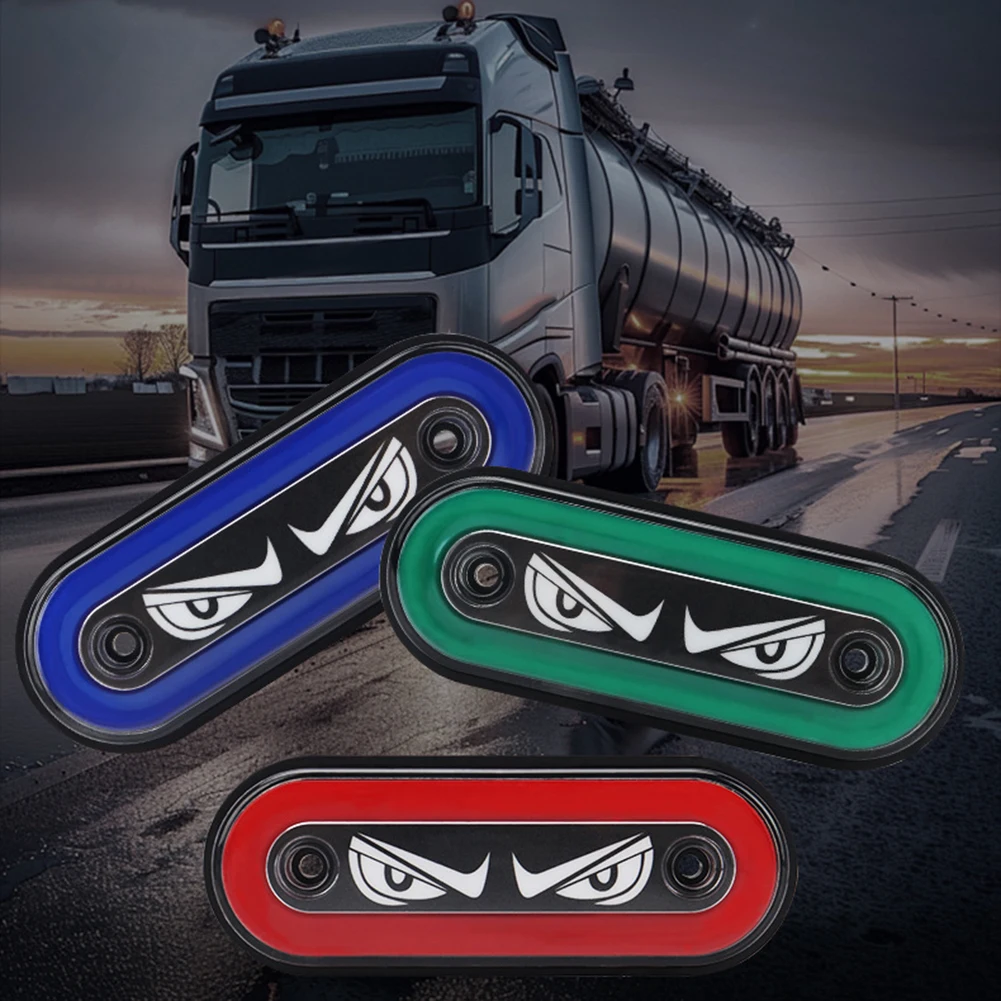 

Truck Motorcycle LED Side Marker Light 12V 24V with Energy Saving Constant Light Mode and ABS Construction for Vehicles