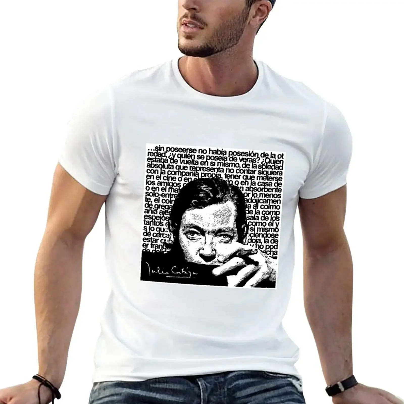 New Julio Cortázar - Rayuela T-Shirt customized t shirts vintage t shirt sublime t shirt oversized shirts mens tall shirts