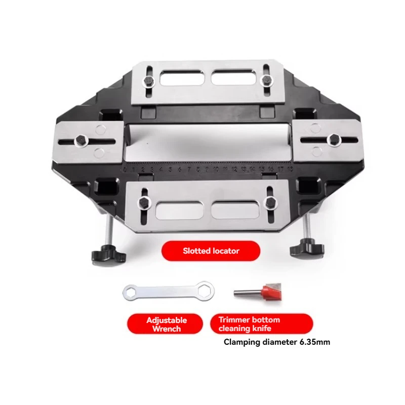 Wooden Door Guide Plate Hinge Positioning Slotting Machine Woodworking Installation Lock Fixing Drilling Tool