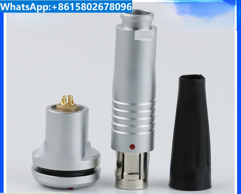 Precision self-locking connector circular push pull self-locking aviation plug circular plug 1F plug 1F socket 103