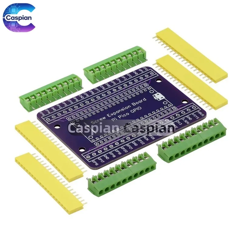 For Raspberry Pi Pico GPIO Breakout Extender DIY Expansion Board Male Female Pin with Switch For RPI Pico Electronic Components