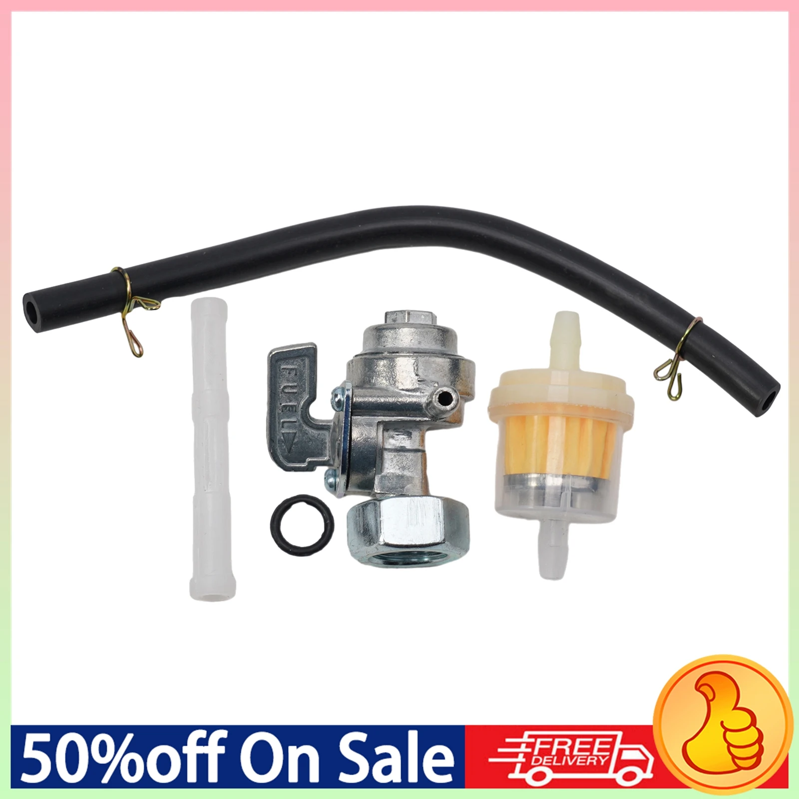 Generator Petcock Fuel Shut Off Valve For Chinese Gasoline 5.5HP-16HP 168F 163CC 196CC 170F 208CC 211CC 173F 177F 182F 188F