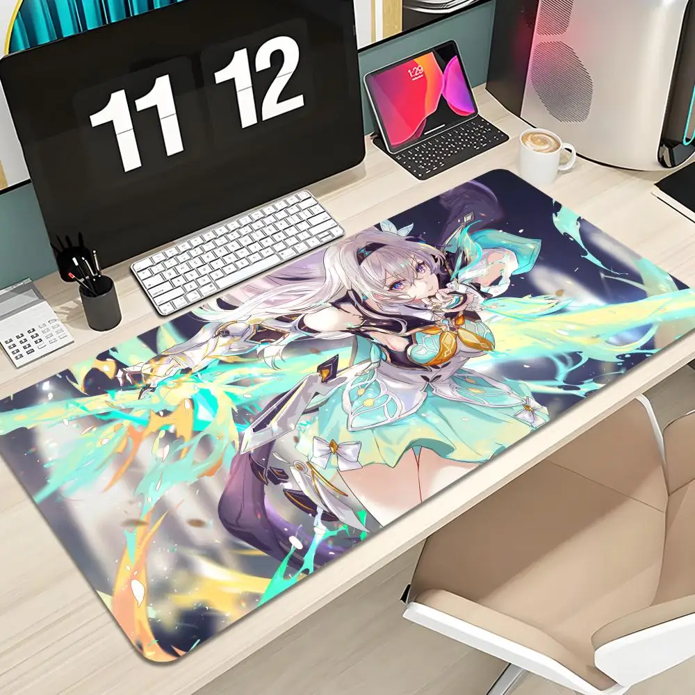 

Honkai Star Rail Firefly Mouse Pad Keyboard Mousepad large 1200X600 mm Desk Mat PC Gamer Office Carpet Home Table pad