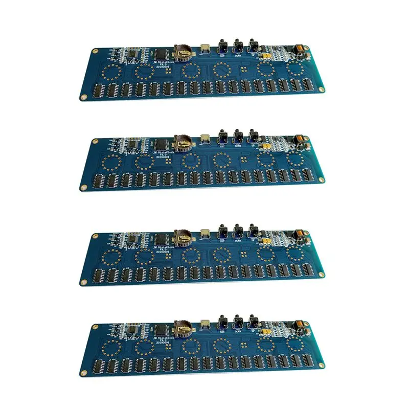 AT19-4X DIY In14 In4 Nixie Tube Clock Digital LED Clock Gift Circuit Board Kit , PCBA No Tubes