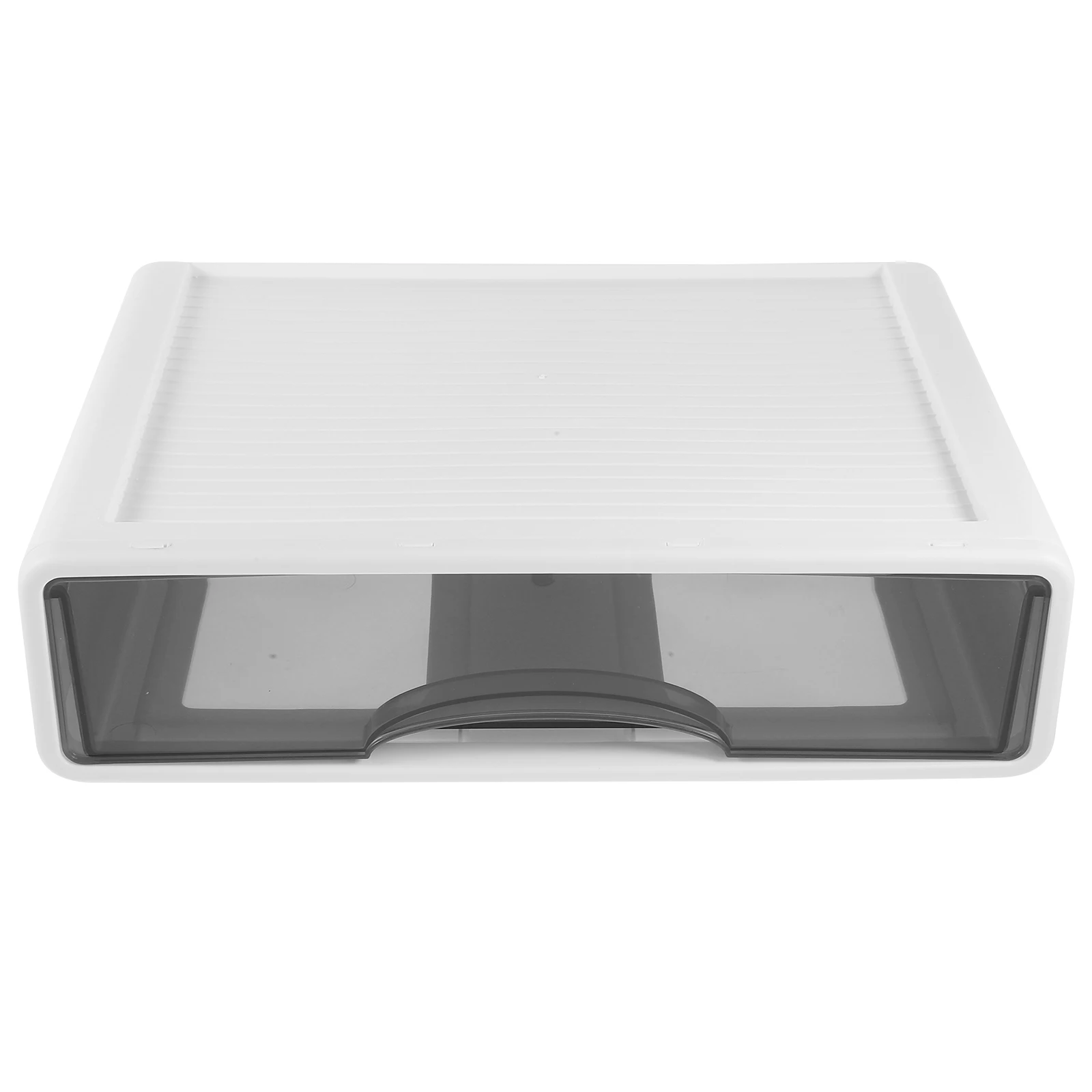 

1pc Sturdy Pp Drawer Storage Box Desktop Organizer Large Capacity For Office Stationery Files Makeup Bins Space-Saving Plastic